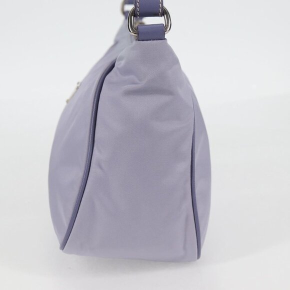PRADA Shoulder Bag Nylon Purple Silver Auth - Picture 4 of 16
